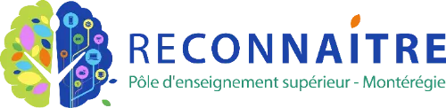 Logo : Reconnaitre, pôle d'enseignement supérieur - Montérégie